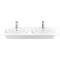 Duravit Me By Starck Double Bathroom Sink 2336130000 White 2336130000 - alternate 1